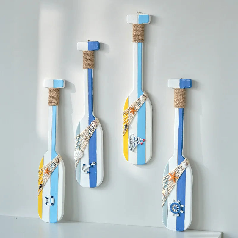 Nautical Wooden Oar Wall Decor