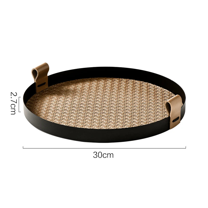 Luxury Nordic Leather Tray