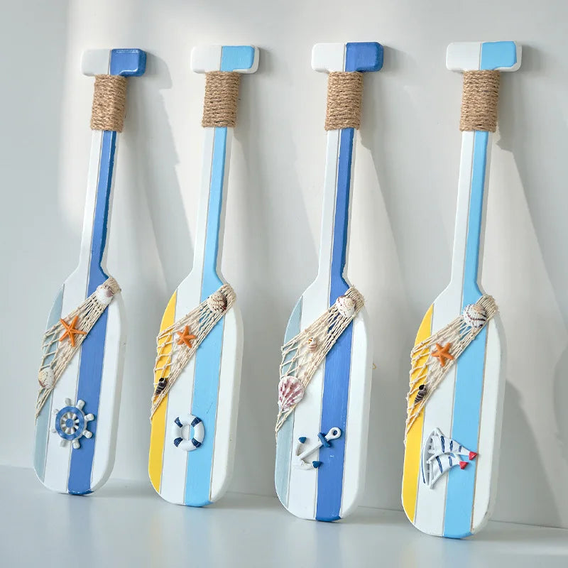 Nautical Wooden Oar Wall Decor