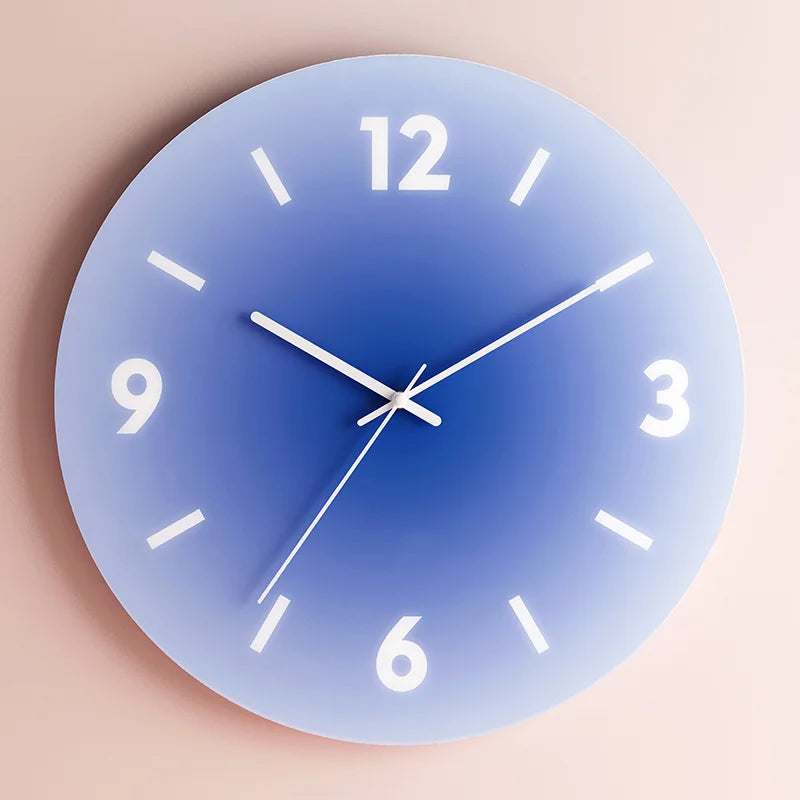 Sunset Gradient Glass Wall Clock - Ikorii