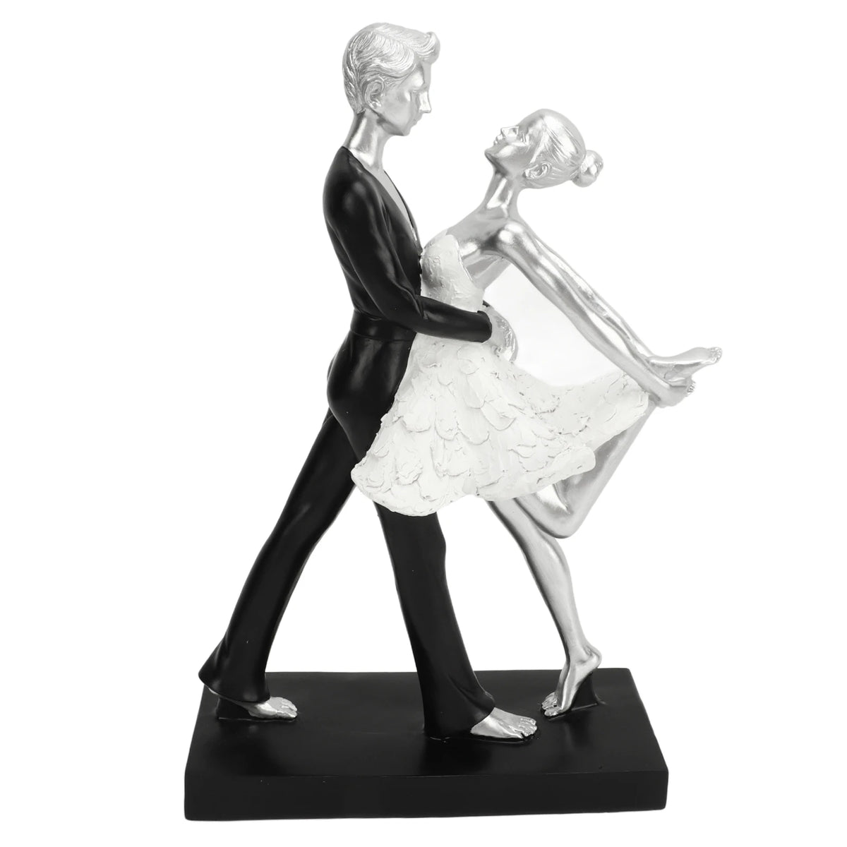 Modern Couple Dancing Resin Statue