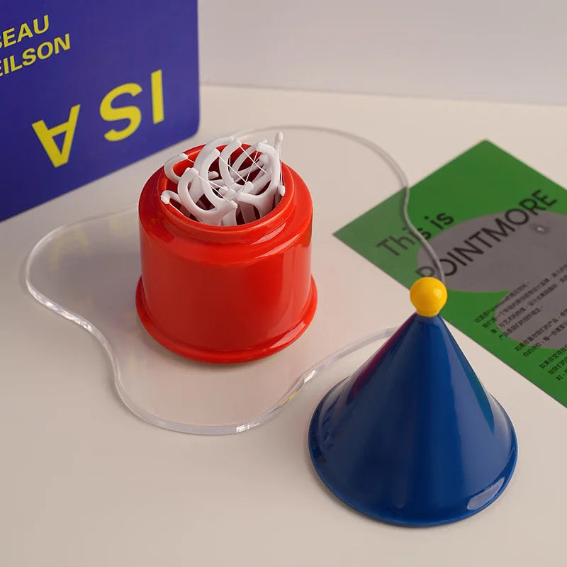 Dopamine Ceramic Dental floss tube & Accessory Holder