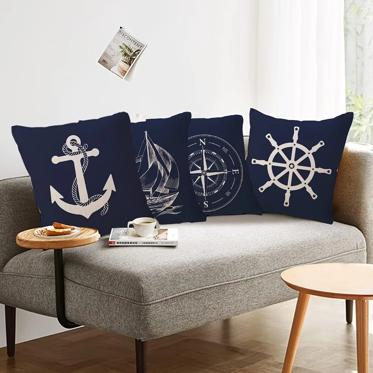 Nautical Throw Pillow Covers