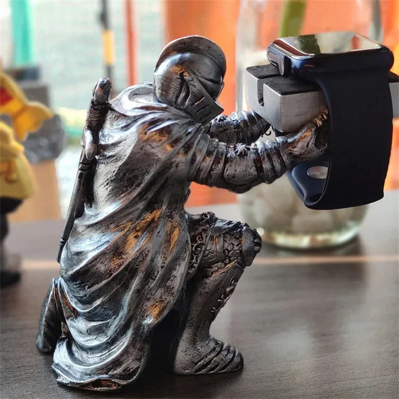 Knight Figurine Watch Holder