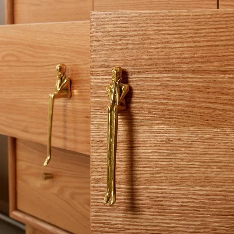 Brass Cabinet Handles- Nordic Modern Long Drawer Pulls
