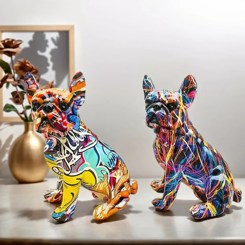 The Urban Paws Graffiti Art Dog Sculptures