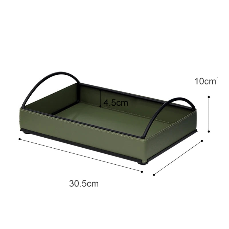 Minimalist Leather Tray