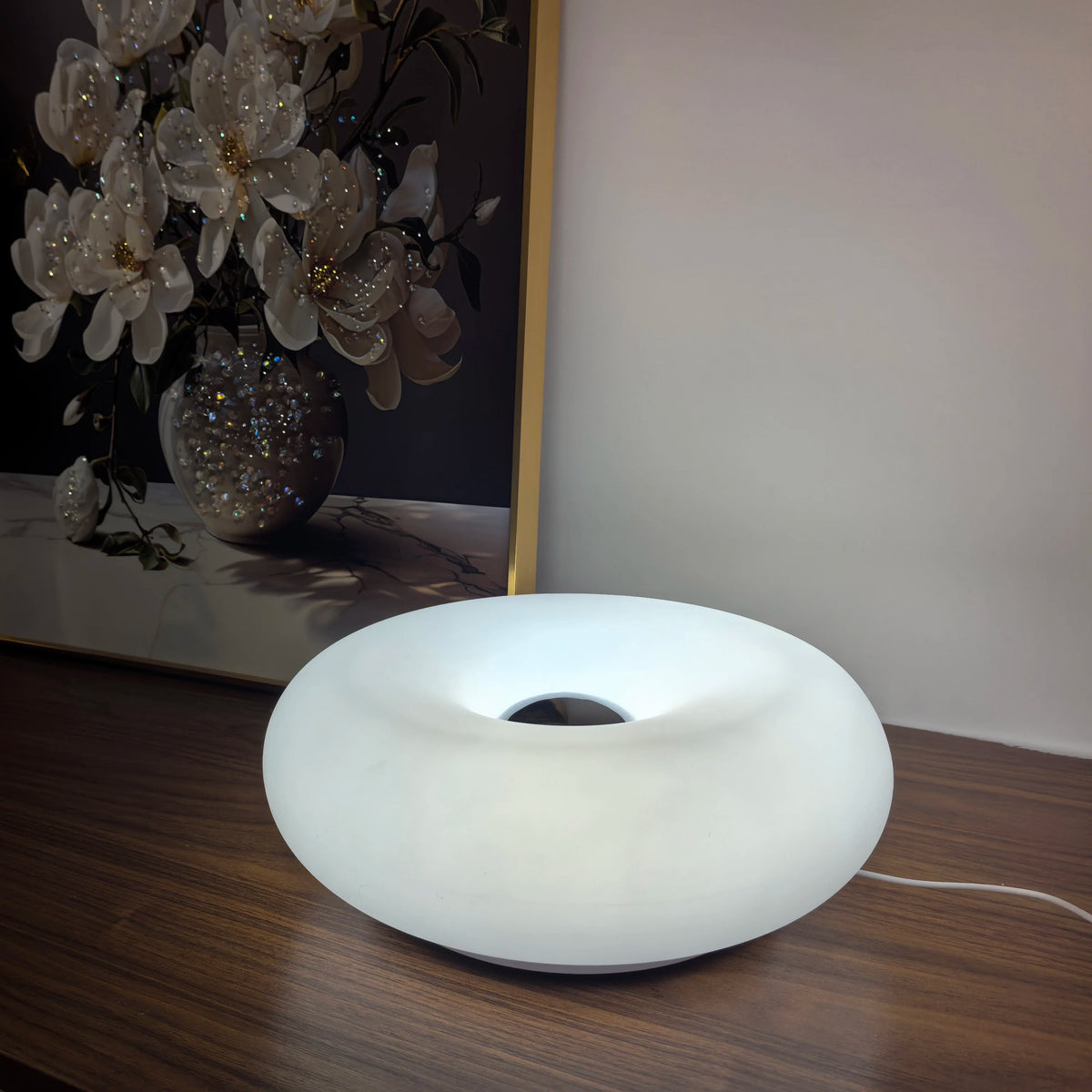 Modern Bauhaus Donut Touch & Remote Control Table Lamp