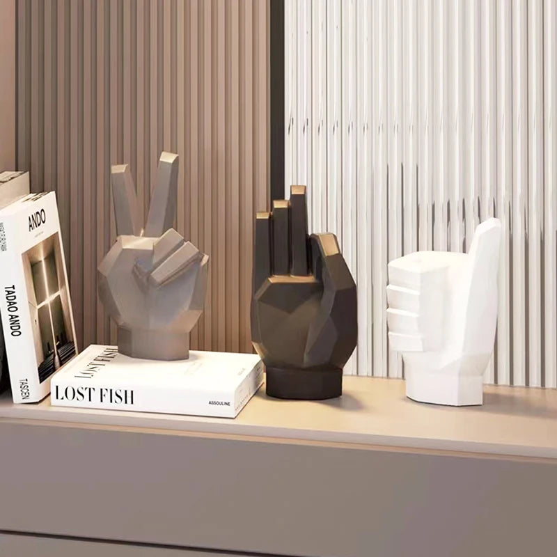 Modern Abstract Hand Sculptures