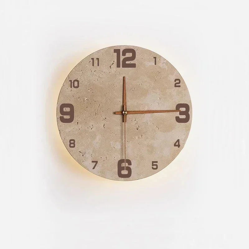 ChronoGlow LED Wall Clock Sconce