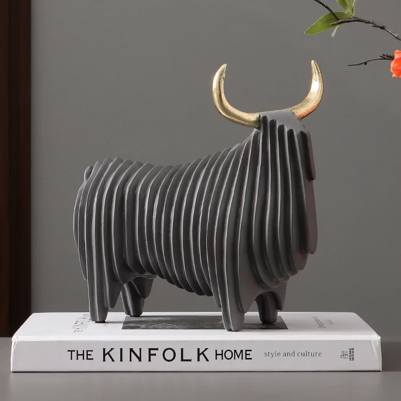 Abstract Geometric Animal Sculptures