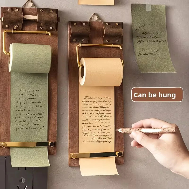 Hangable Retro Wooden Note Board