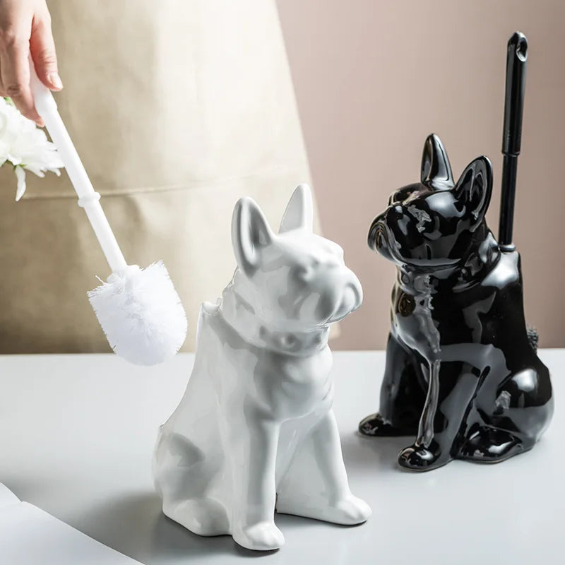Luxury Dog-Shaped Toilet Brush