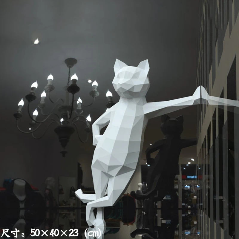 The Papercraft Purr-fection" 3D Cat Model Kit