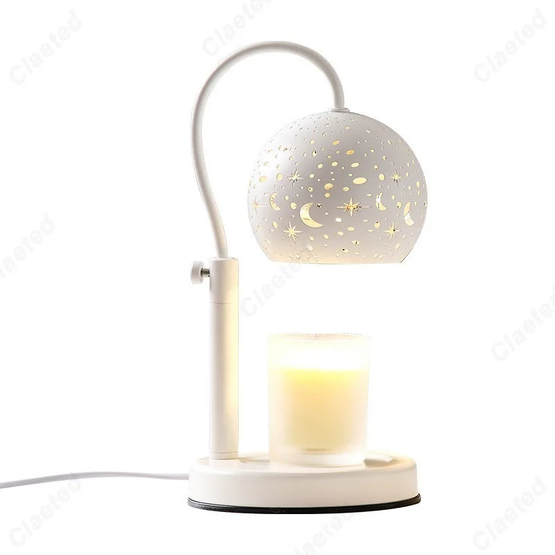 Celestial Starry Night Candle Warmer Lamp