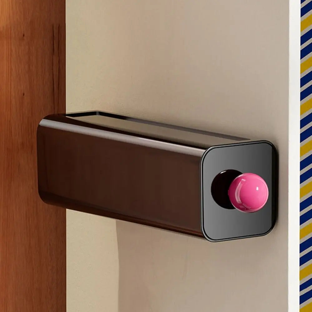 Wall-Mounted Push-Drawer Storage Box