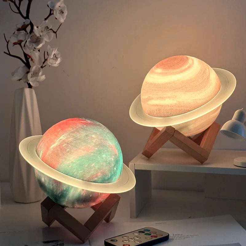 Saturn Planet Bluetooth Speaker and Night Light