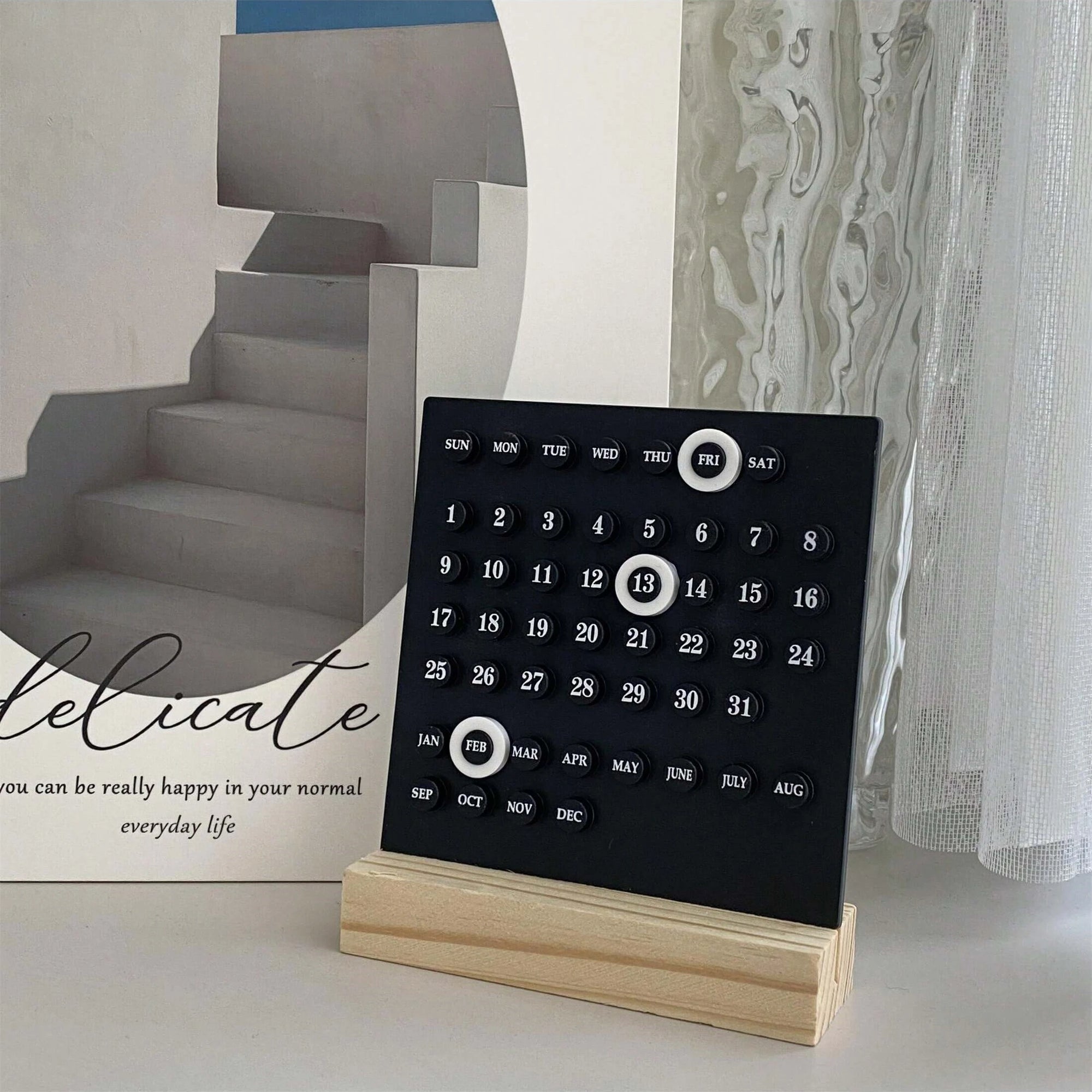 Mini DIY Desktop Calendar