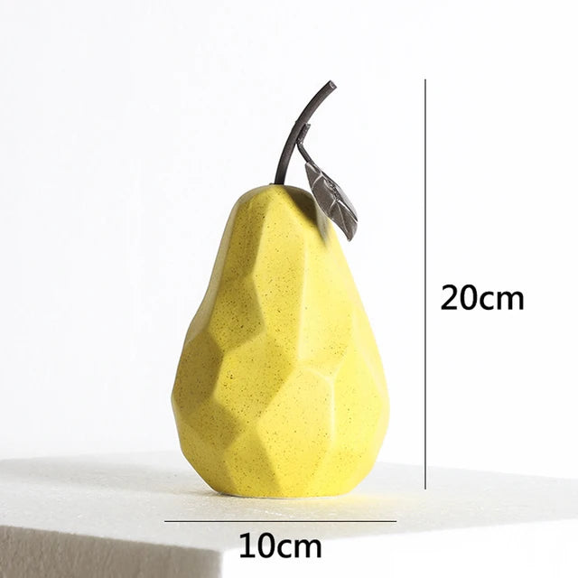 Modern Ceramic Fruit Sculptures
