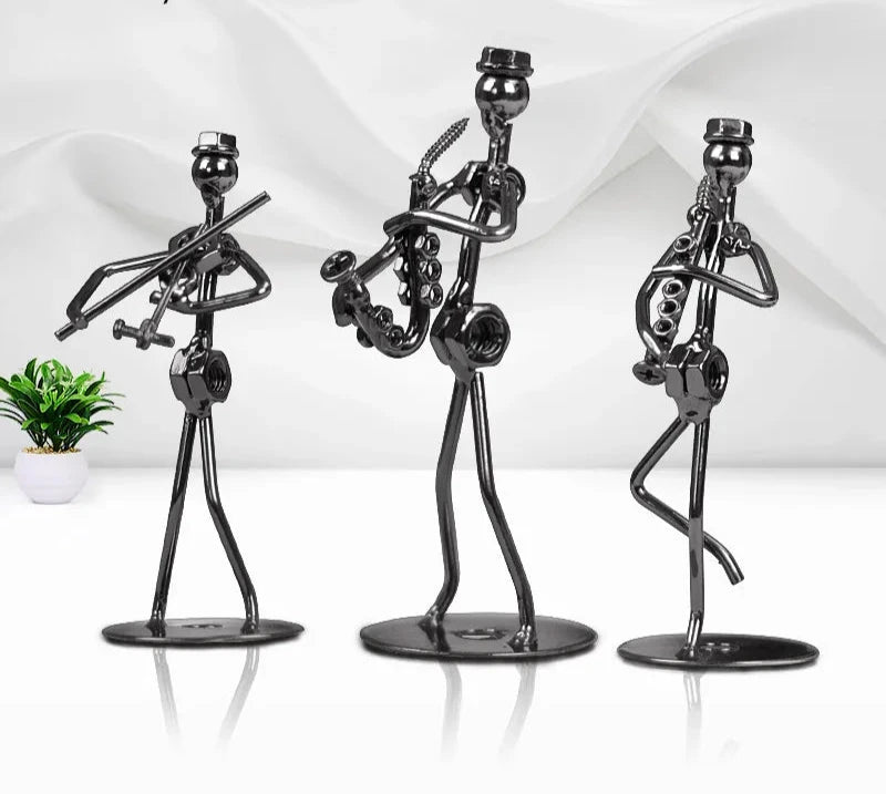 Metal Musician Figurines