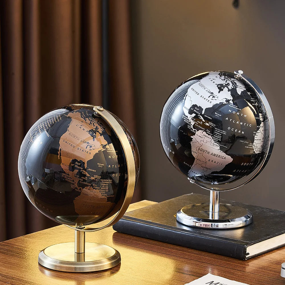 Retro &amp; Modern Decorative World Globe for Home &amp; Study