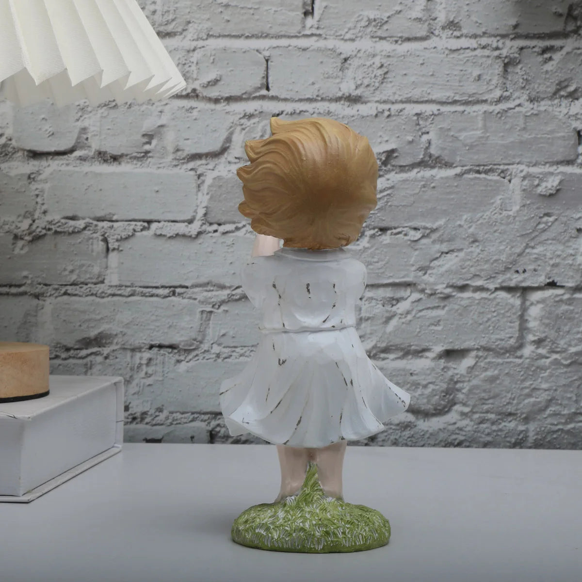 Heart Balloon Girl Sculpture