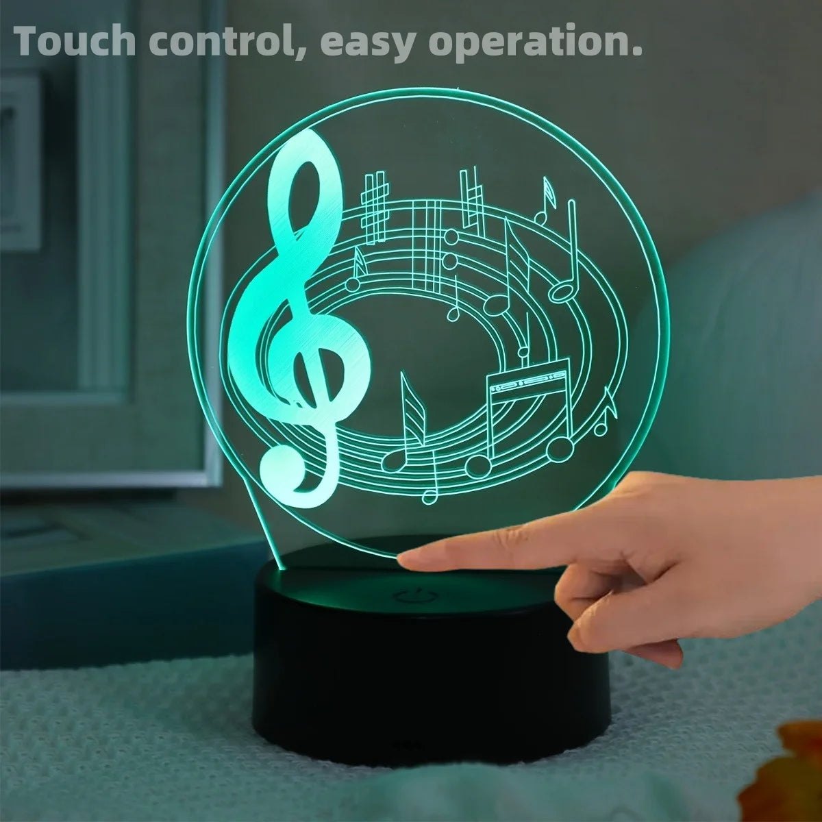 Night Light Note 3D Musical Note Night Light - Ikorii