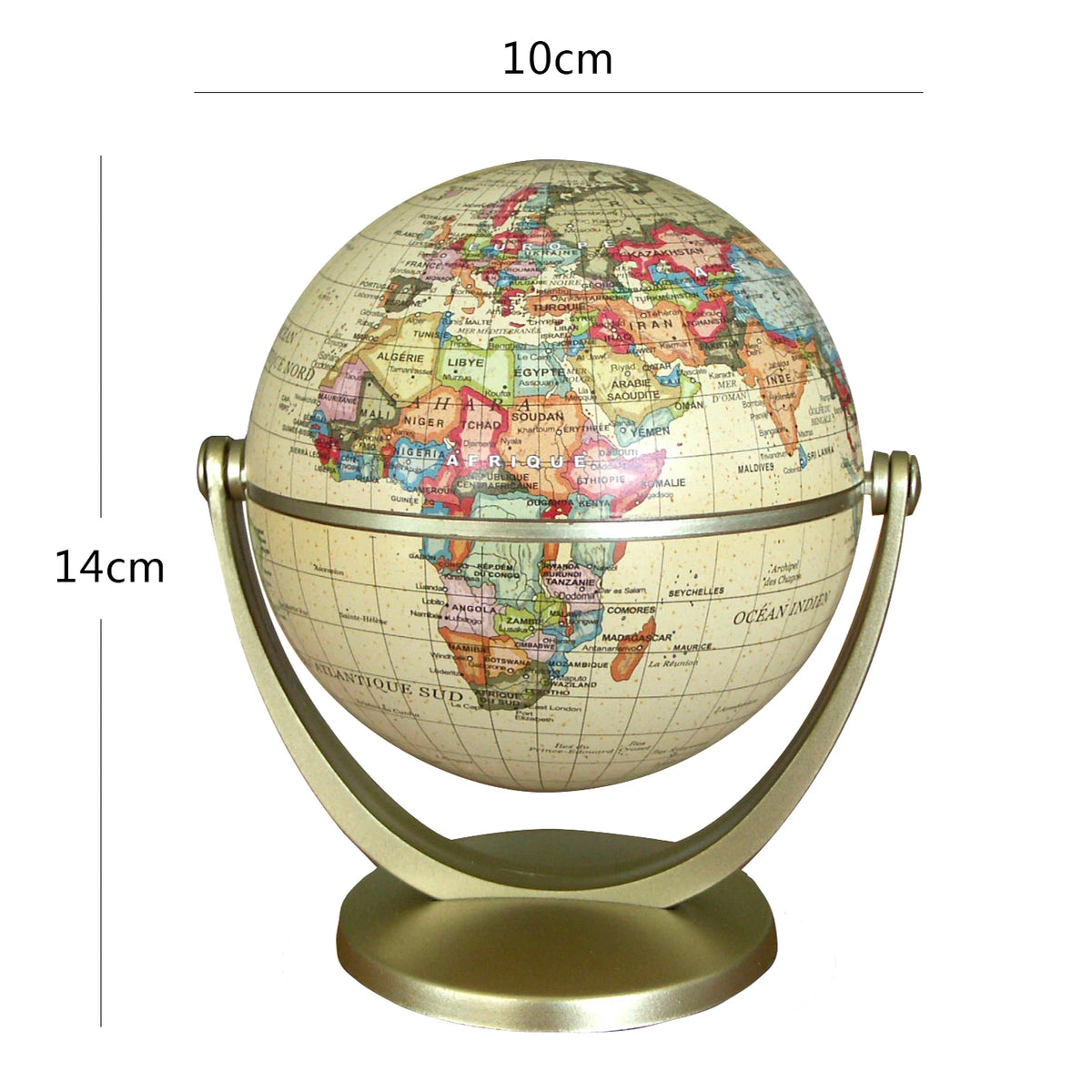 Retro & Modern Decorative World Globe for Home & Study