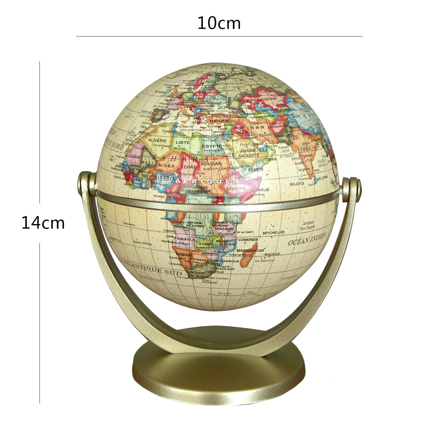 Retro & Modern Decorative World Globe for Home & Study