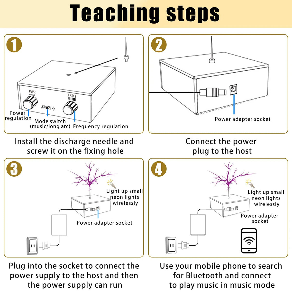 Bluetooth Tesla Coil Music Box