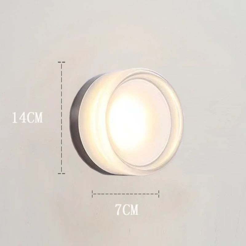 Modern Round 3-Color LED Wall Sconce
