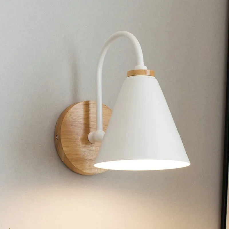Modern Wooden Wall Light