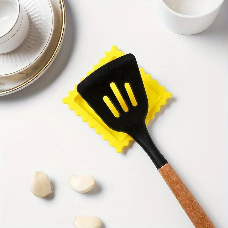 Pasta-Shaped Silicone Spoon Rest & Trivet Mat