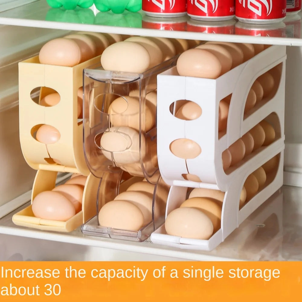 Stackable Egg Storage Box for Refrigerator