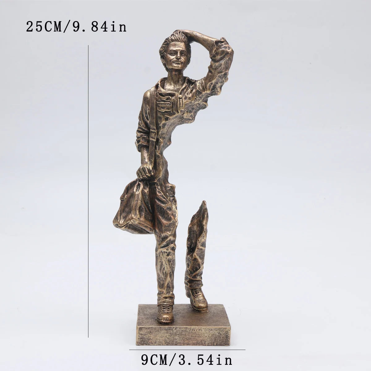 Traveler Resin Sculpture