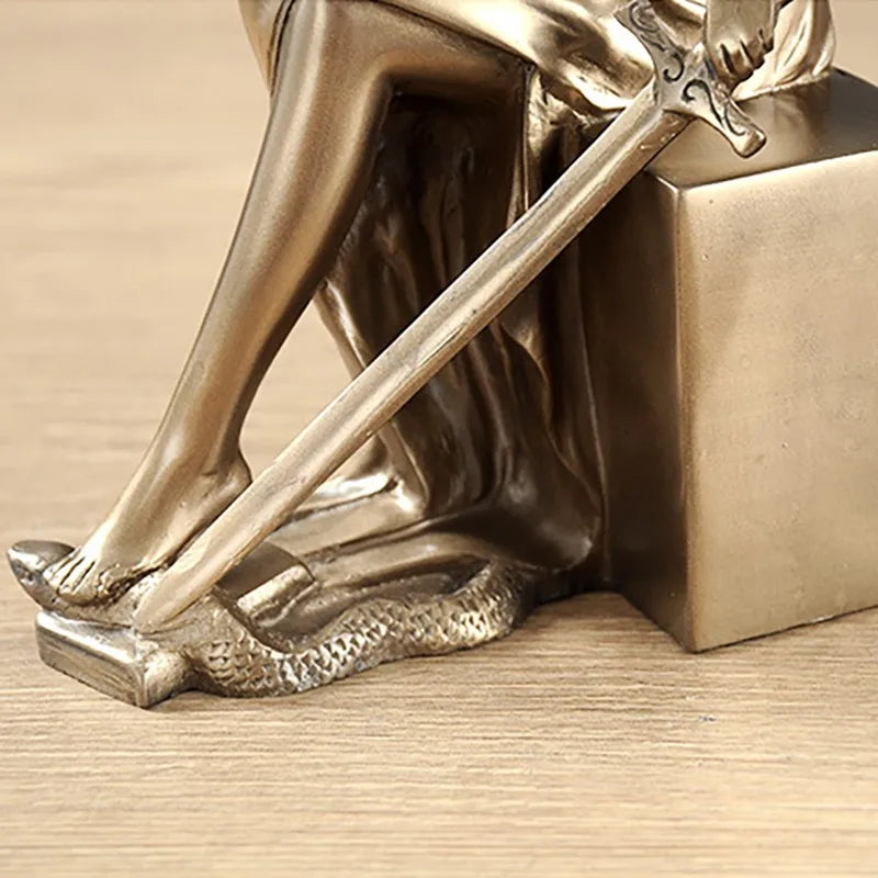 Themis Bookend Statue