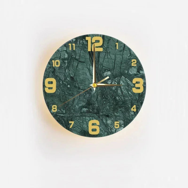 ChronoGlow LED Wall Clock Sconce