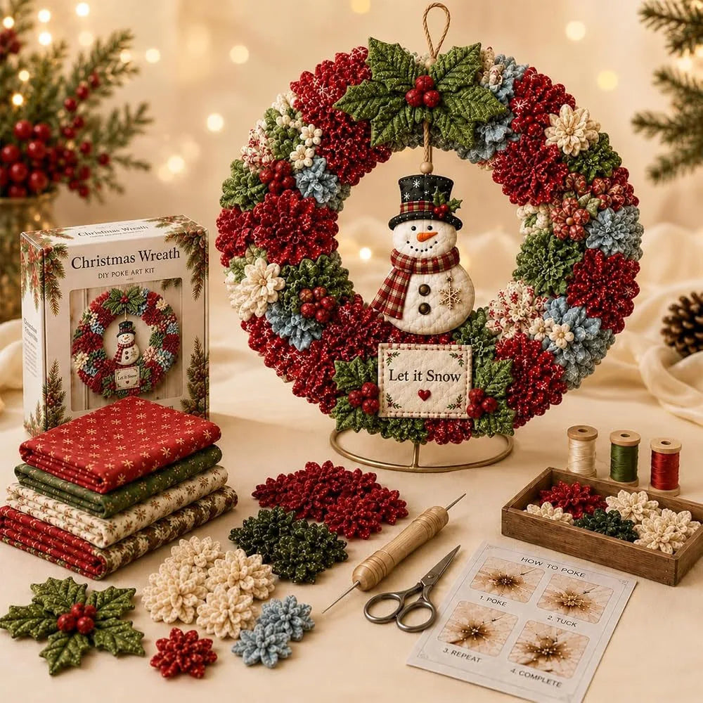 3D Christmas Wreath DIY Craft Kit