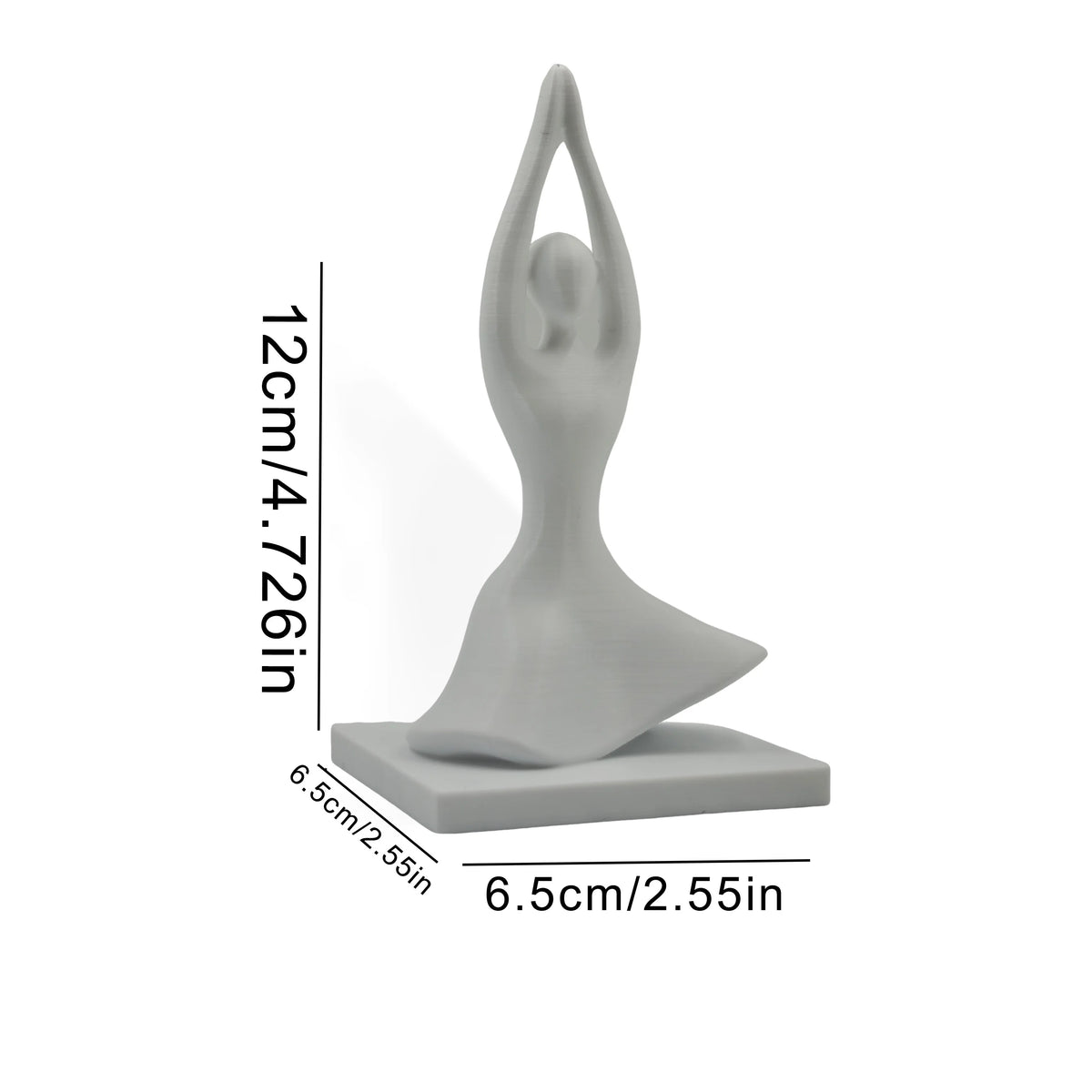 Simple Zen Yoga Figure Ornaments for Meditation Spaces