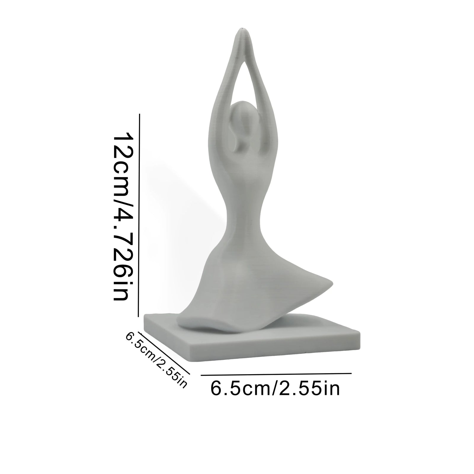 Simple Zen Yoga Figure Ornaments for Meditation Spaces