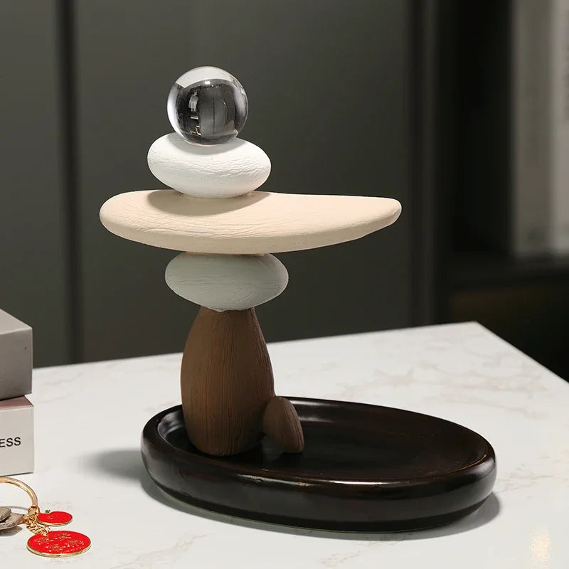 Modern Ceramic Key Holder and Sculpture