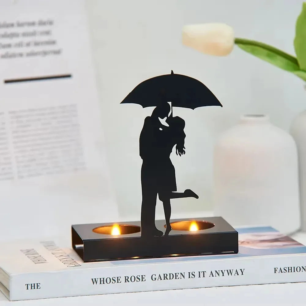 Romantic Couple Candle Holder