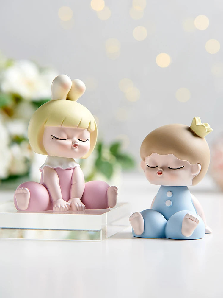 Creative Cartoon Resin Doll Ornaments
