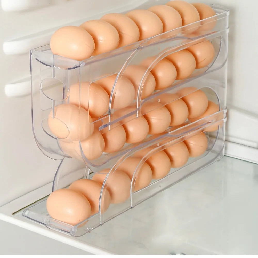 Stackable Egg Storage Box for Refrigerator