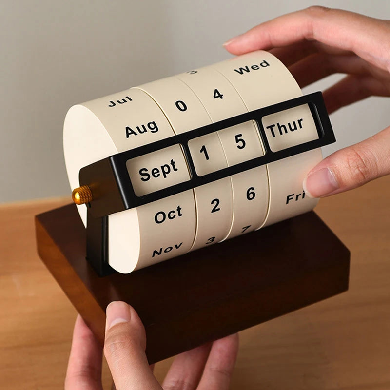 The Perpetual Wheeling Desk Calendar