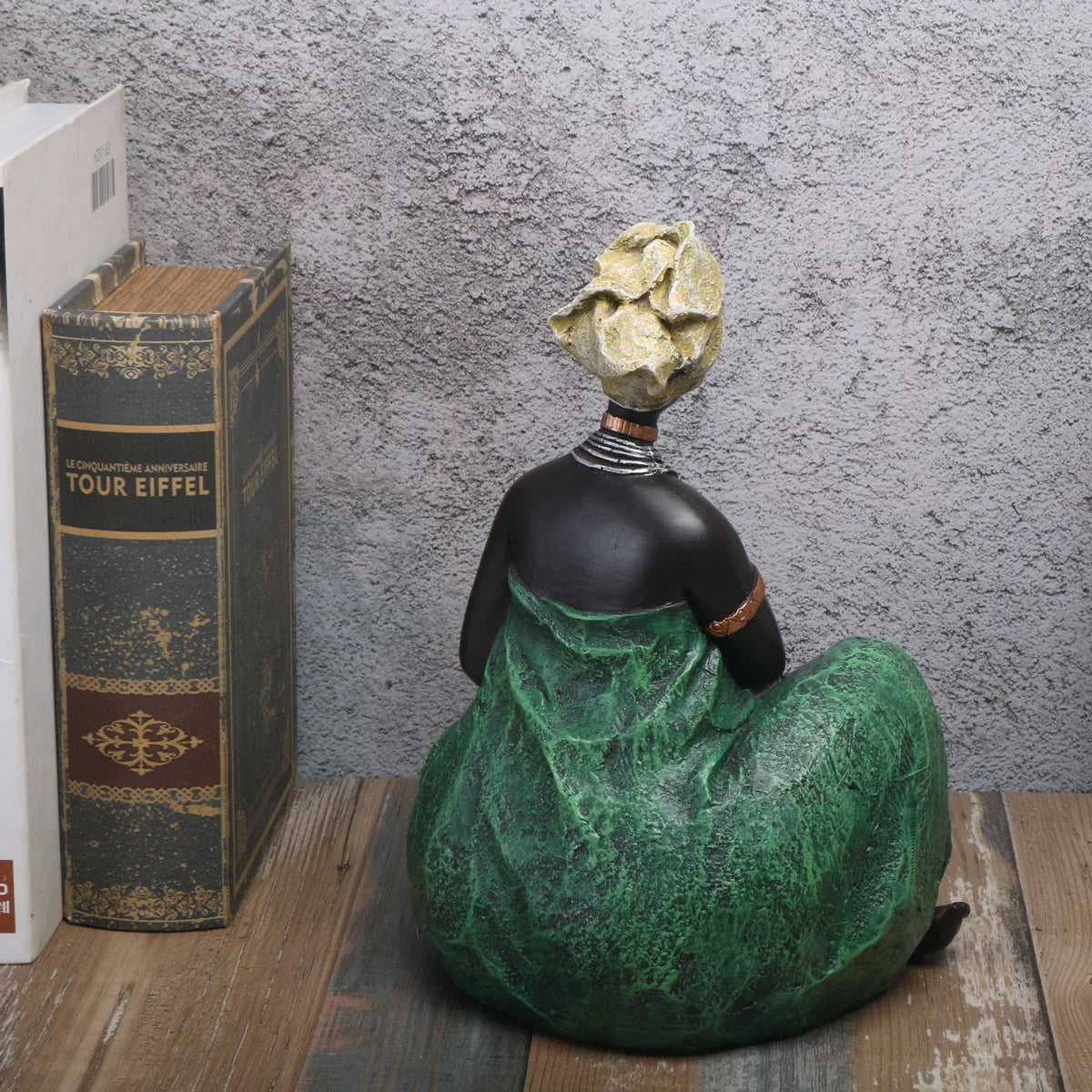 The Serene Spirit African Woman Figurine