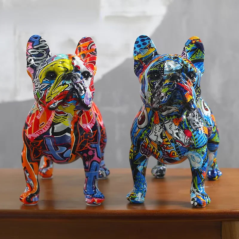 The Urban Paws Graffiti Art Dog Sculptures