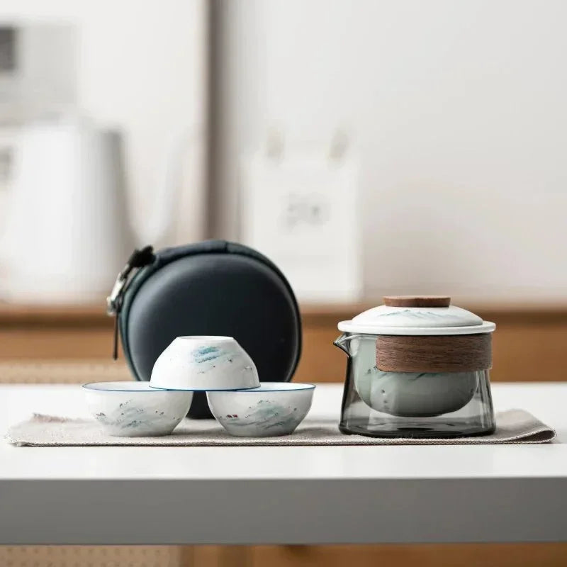 Portable Travel Tea Set