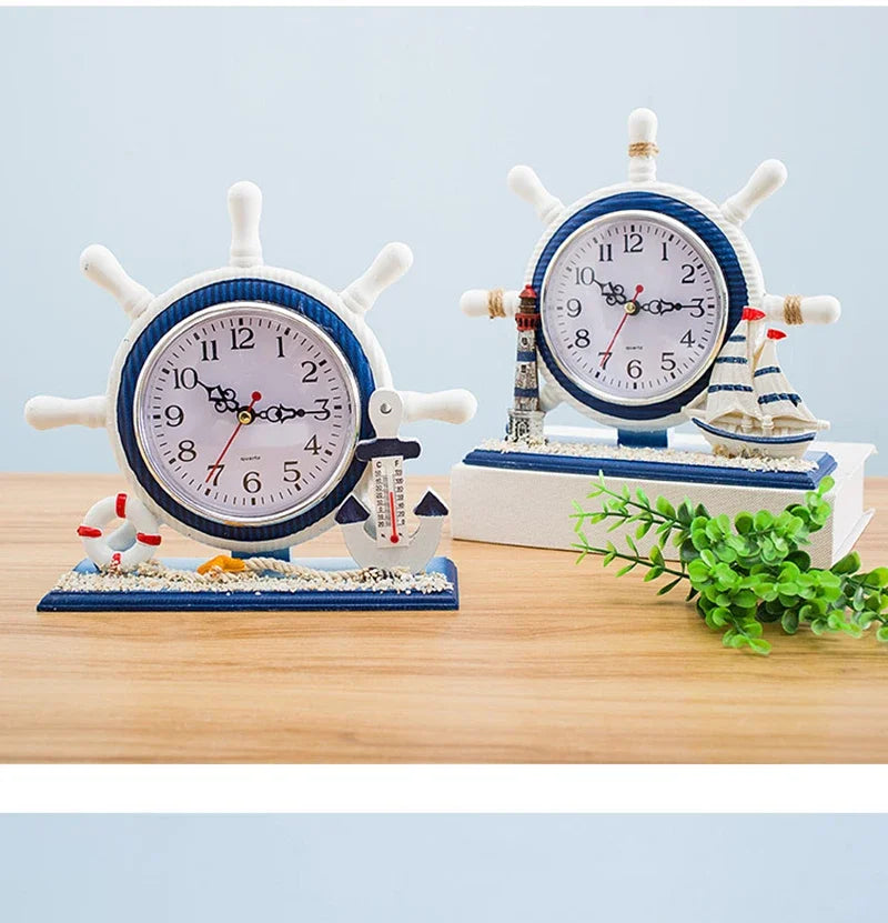 Nautical Helmsman Clock