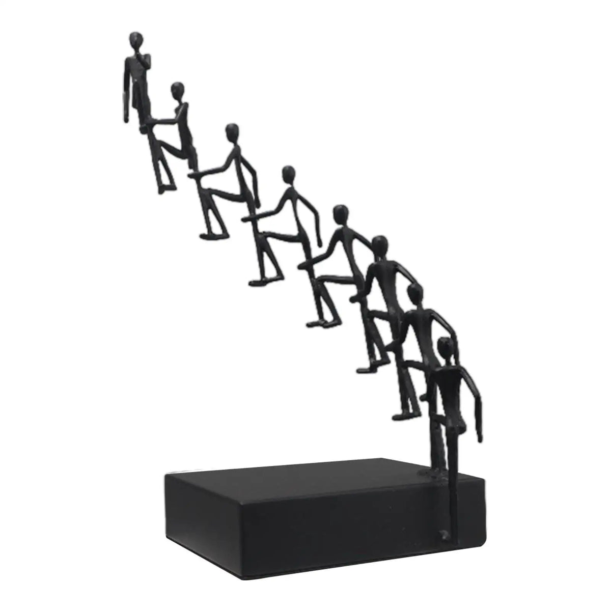 Climbing Figures Abstract Metal Sculpture